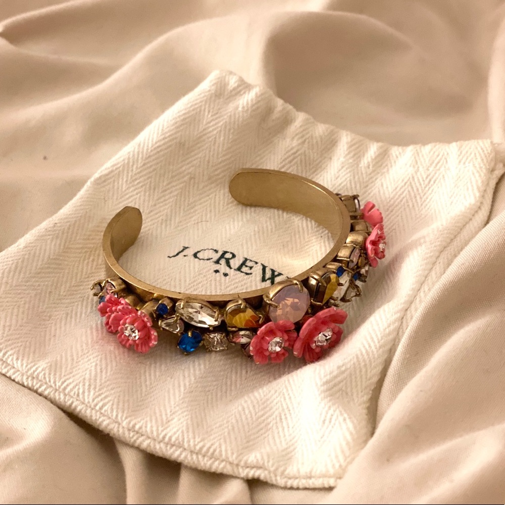 J. Crew Floral Bracelet